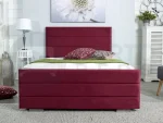 Coco Upholstered Bed Frame  - Maroon